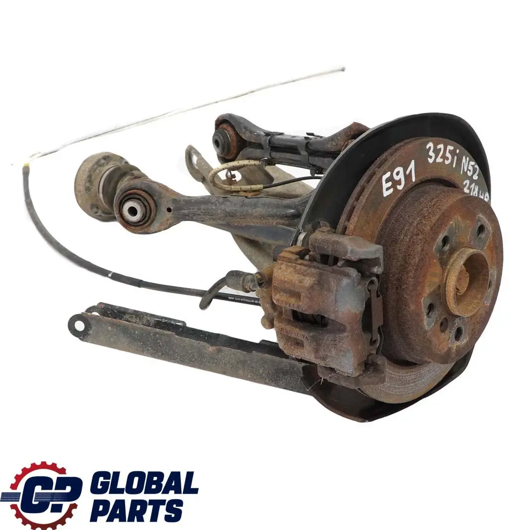 N52 Rear Left N/S Suspension Leg Axle Brake Hub Automatic to BMW 3 E91 325i with Part number 6774807 BMW 3 E91 325i N52 Rear Left N/S Suspension Leg Axle Brake Hub Automatic - SKU 6774807-21 - Part number 6774807