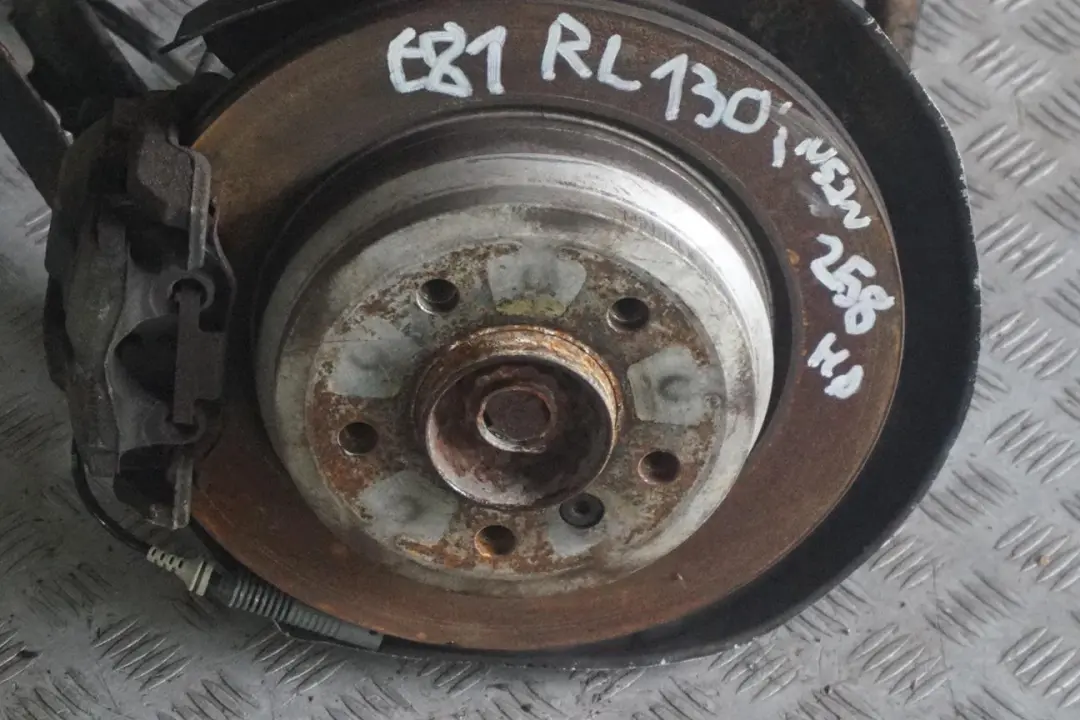 N52N Rear Suspension Leg Axle Brake Disc Hub Set Left N/S to BMW E81 E91 E92 E93 with Part number 6774807 BMW E81 E91 E92 E93 N52N Rear Suspension Leg Axle Brake Disc Hub Set Left N/S - SKU 6774807-8 - Part number 6774807