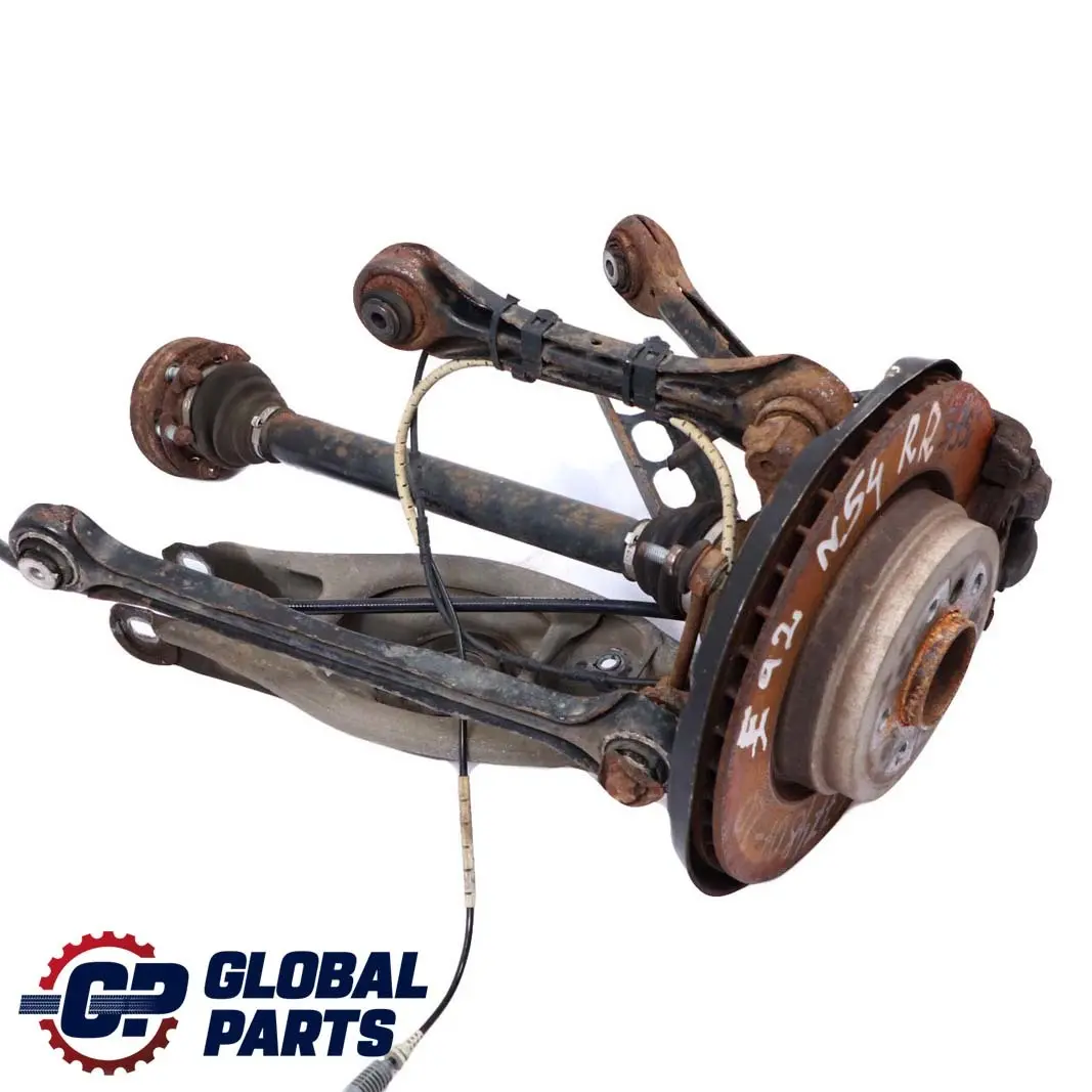 N54 Rear Right O/S Suspension Leg Axle Brake Hub to BMW E92 Coupe 335i with Part number 6774808 BMW E92 Coupe 335i N54 Rear Right O/S Suspension Leg Axle Brake Hub - SKU 6774808-20 - Part number 6774808