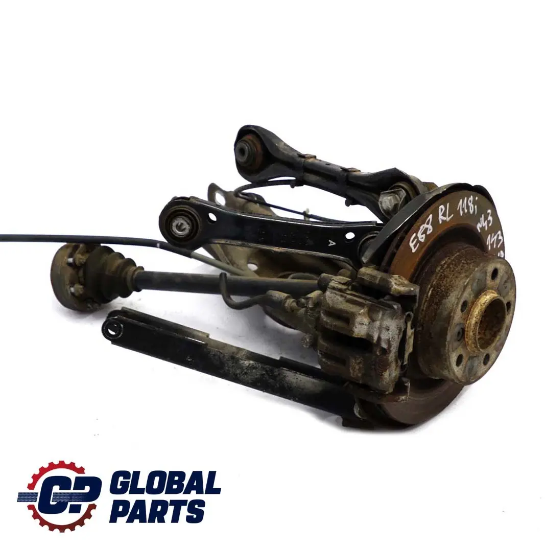 N43 Rear Left N/S Spring Strut Leg Brake Suspension Hub to BMW 1 Series E88 118i with Part number 6774809 BMW 1 Series E88 118i N43 Rear Left N/S Spring Strut Leg Brake Suspension Hub - SKU 6774809-10 - Part number 6774809