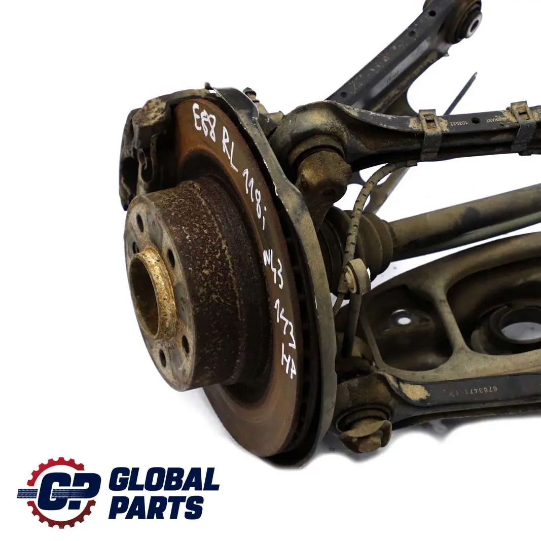 N43 Rear Left N/S Spring Strut Leg Brake Suspension Hub to BMW 1 Series E88 118i with Part number 6774809 BMW 1 Series E88 118i N43 Rear Left N/S Spring Strut Leg Brake Suspension Hub - SKU 6774809-10 - Part number 6774809