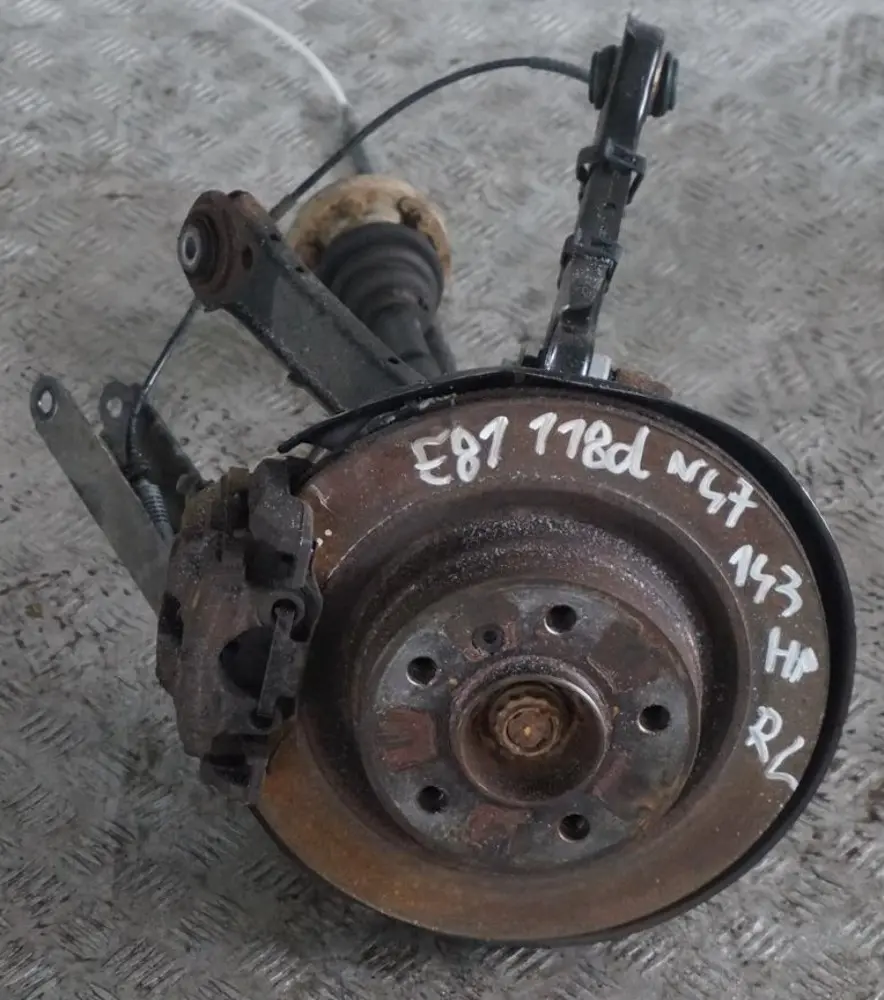 BMW 1 Series E81 118d N47 Rear Left N/S Suspension Leg Axle Brake Disc - SKU 6774809-29 - Part number 6774809