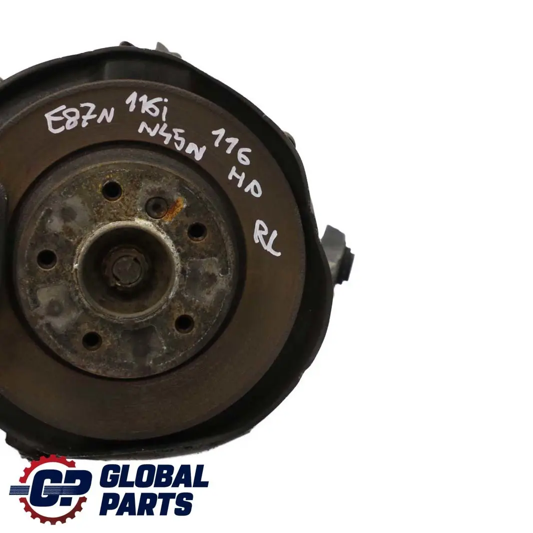 N45N Rear Left N/S Spring Strut Leg Brake Calliper Suspension Hub to BMW E87 116i with Part number 6774809 BMW E87 116i N45N Rear Left N/S Spring Strut Leg Brake Calliper Suspension Hub - SKU 6774809-30 - Part number 6774809
