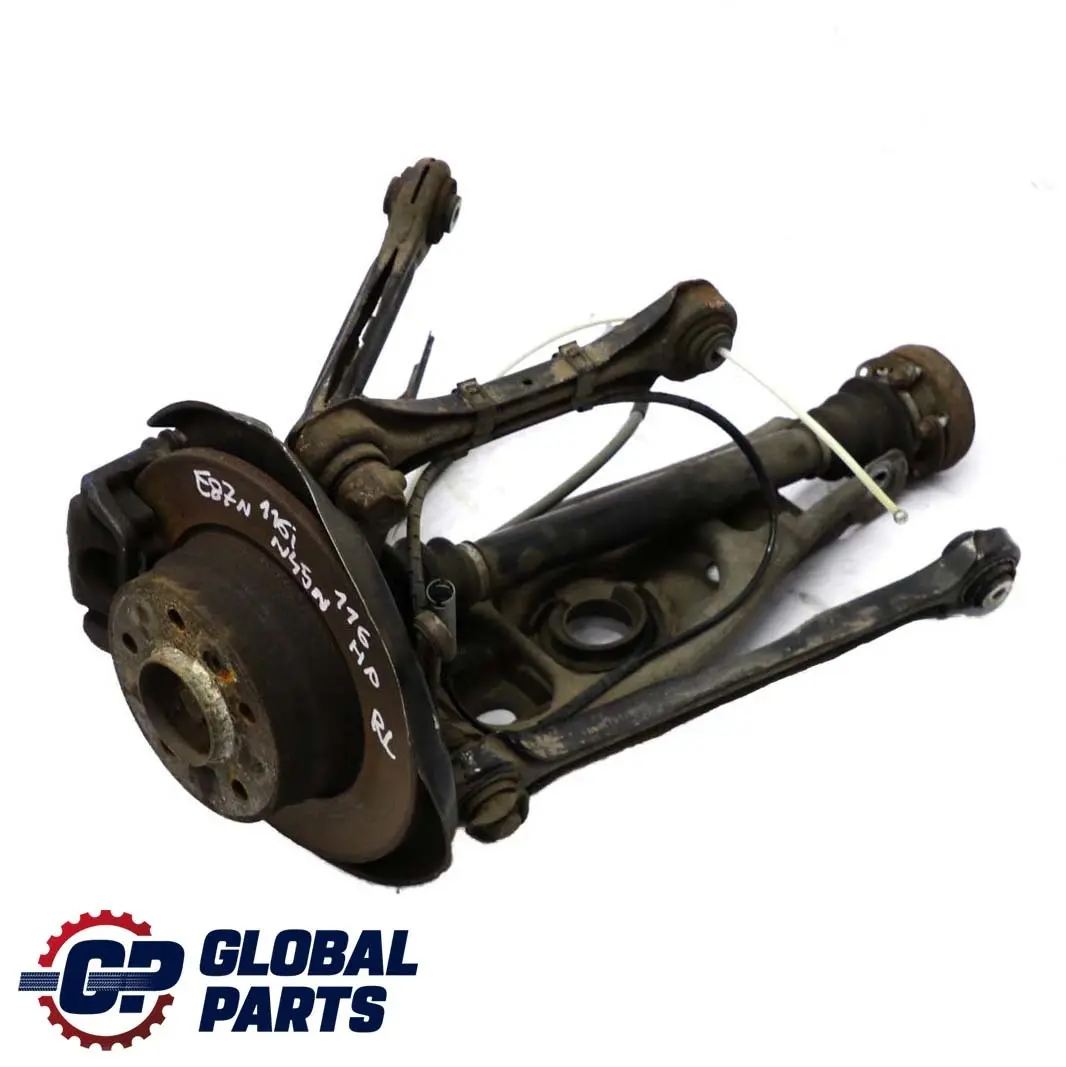 N45N Rear Left Spring Strut Leg Brake Calliper Suspension Hub para BMW E87 116i con número de pieza 6774809 BMW E87 116i N45N Rear Left Spring Strut Leg Brake Calliper Suspension Hub - SKU 6774809-30 - Número de pieza 6774809