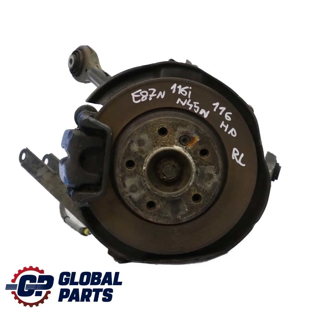 N45N Rear Left Spring Strut Leg Brake Calliper Suspension Hub para BMW E87 116i con número de pieza 6774809 BMW E87 116i N45N Rear Left Spring Strut Leg Brake Calliper Suspension Hub - SKU 6774809-30 - Número de pieza 6774809