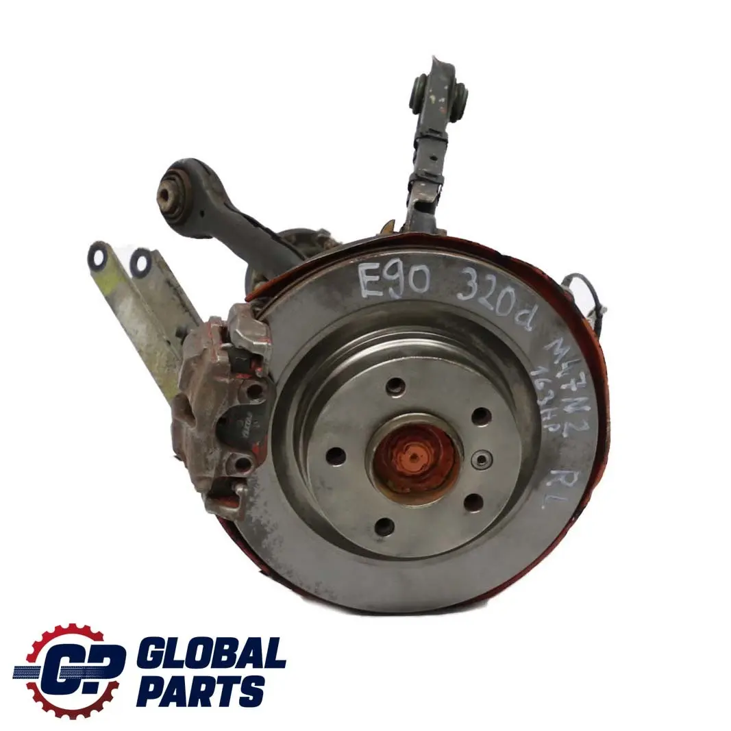 BMW E90 320D M47N2 Essieu Arrière Gauche Suspension Disque De Frein Moyeu