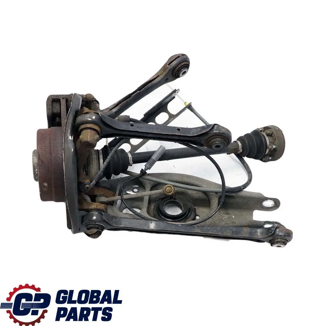 N46 Trasera Izquierda Primavera Strut Pierna Freno Suspension Hub para BMW E87 120i con número de pieza 6774809 BMW E87 120i N46 Trasera Izquierda Primavera Strut Pierna Freno Suspension Hub - SKU 6774809-35 - Número de pieza 6774809