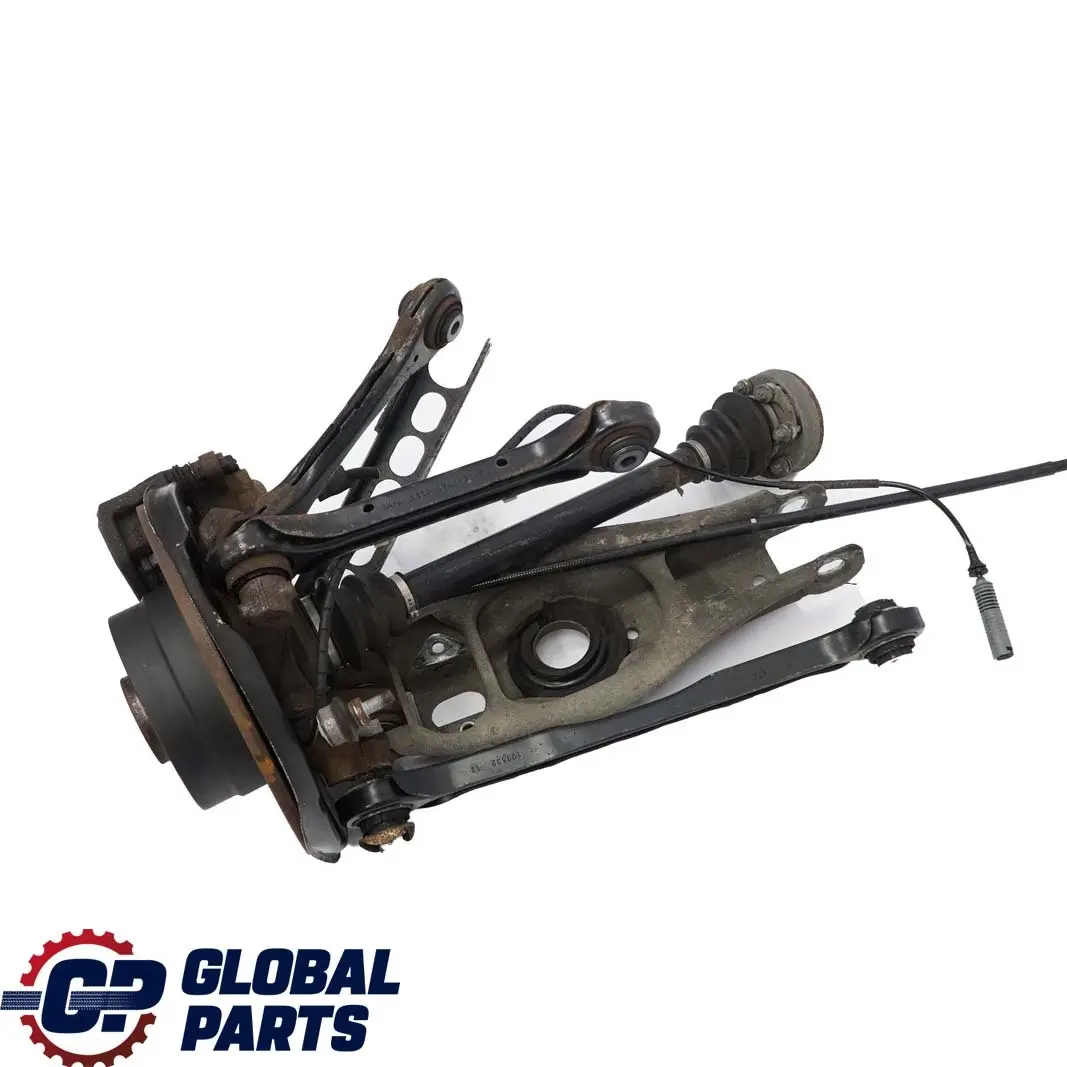 N43 N46 trasera izquierda Suspension Eje Pierna Freno Disco Hub para BMW E90 318i con número de pieza 6774809 BMW E90 318i N43 N46 trasera izquierda Suspension Eje Pierna Freno Disco Hub - SKU 6774809-37 - Número de pieza 6774809