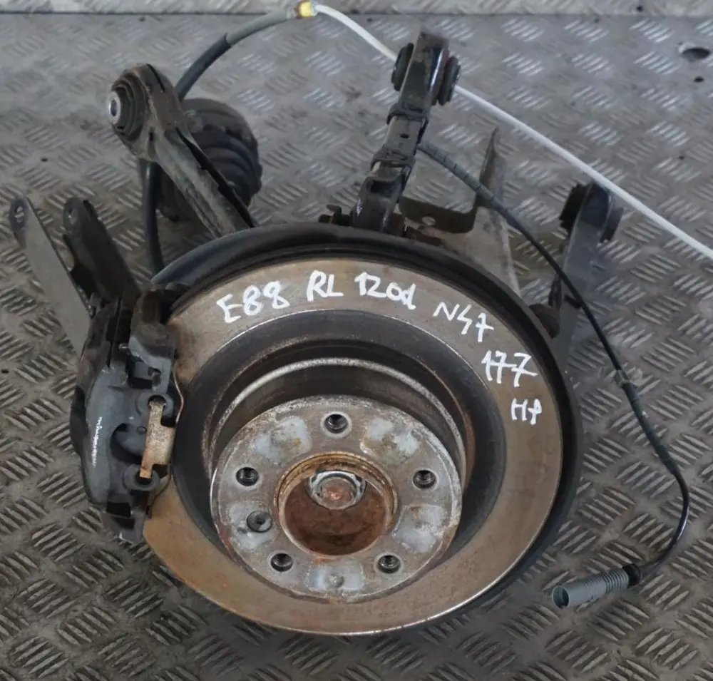 BMW 1 Series E88 Cabrio 120d N47 Rear Left N/S Suspension Leg Axle Brake Disc - SKU 6774809-4 - Part number 6774809