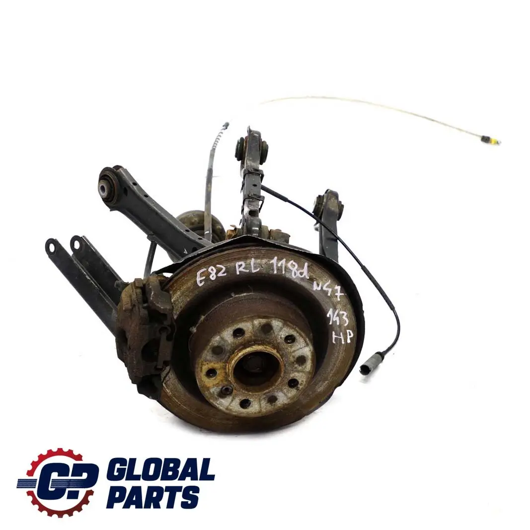 BMW E82 Coupe 118d 120d N47 Rear Left N/S Spring Strut Leg Brake Suspension Hub - SKU 6774809-9 - Part number 6774809