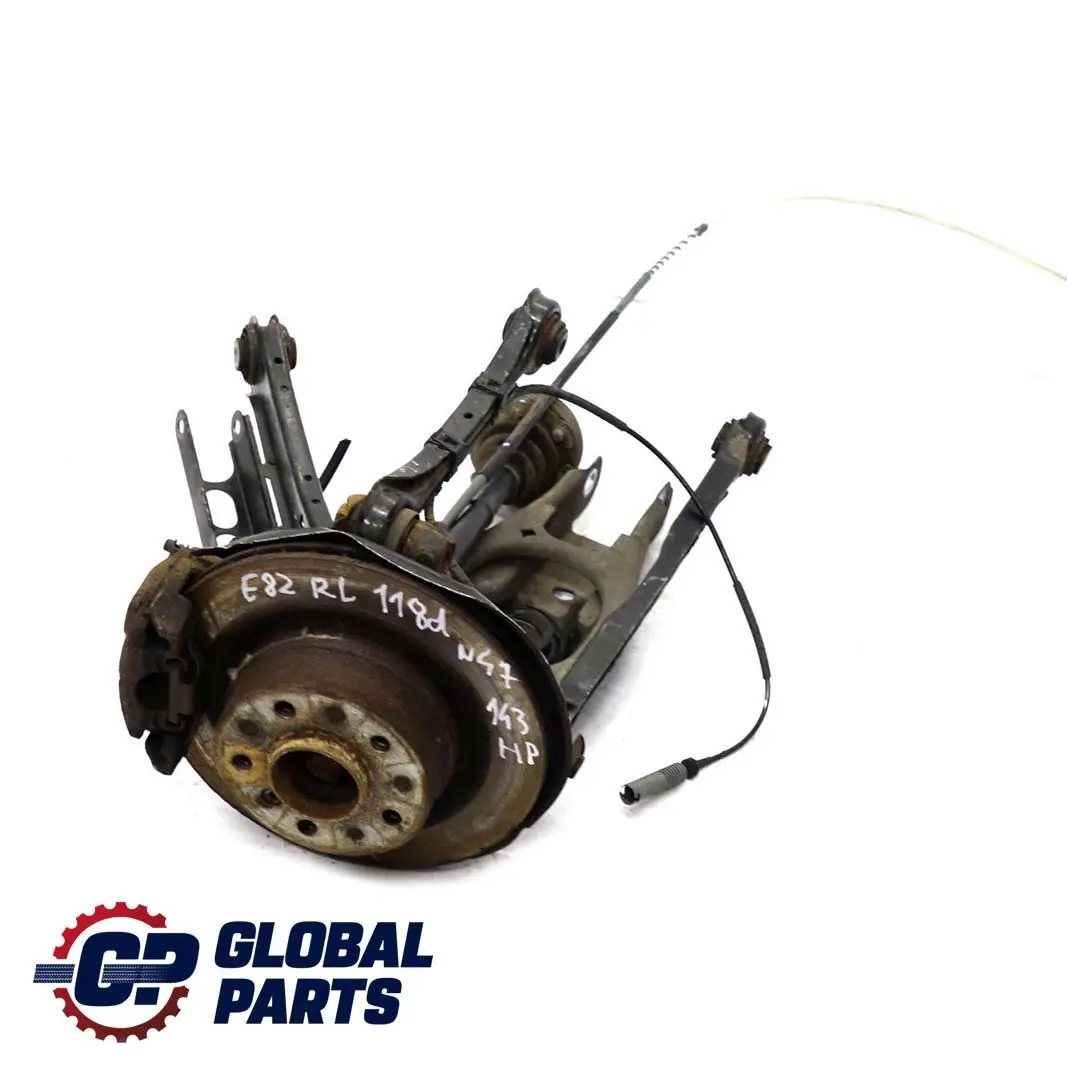 BMW E82 Coupe 118d 120d N47 Rear Left N/S Spring Strut Leg Brake Suspension Hub - SKU 6774809-9 - Part number 6774809