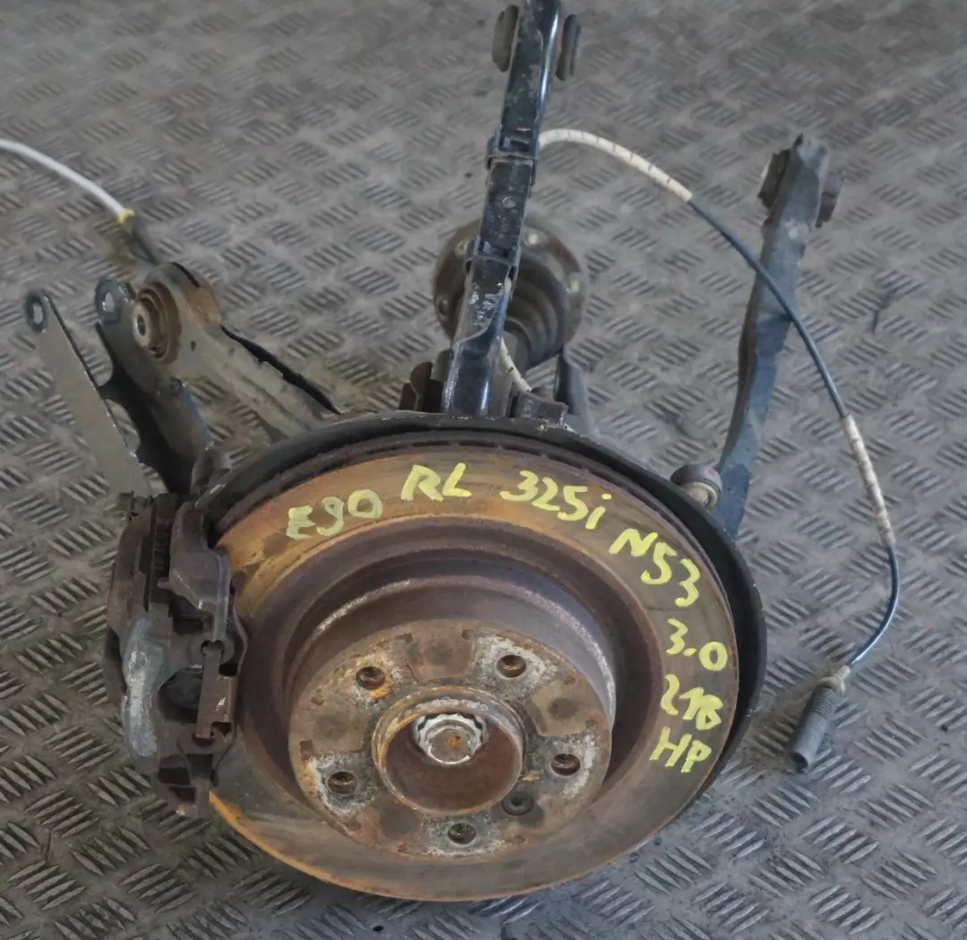 BMW E90 N53 Rear Spring Strut Leg Brake Suspension Hub Left N/S - SKU 6774809 - Part number 6774809