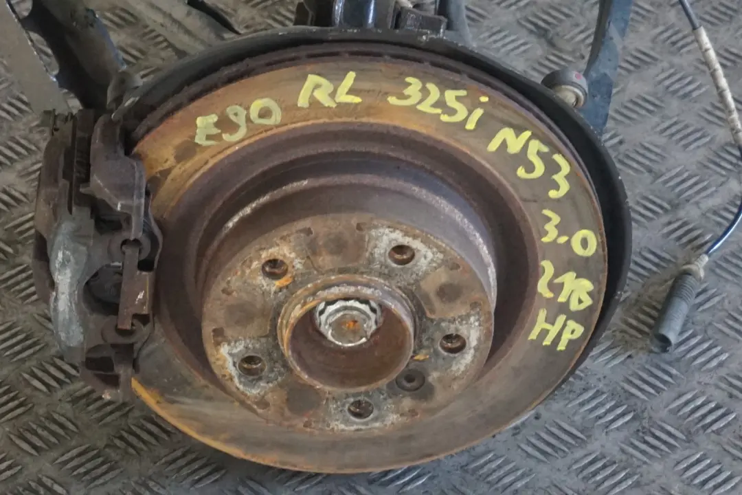 N53 Rear Spring Strut Leg Brake Suspension Hub Left N/S to BMW E90 with Part number 6774809 BMW E90 N53 Rear Spring Strut Leg Brake Suspension Hub Left N/S - SKU 6774809 - Part number 6774809