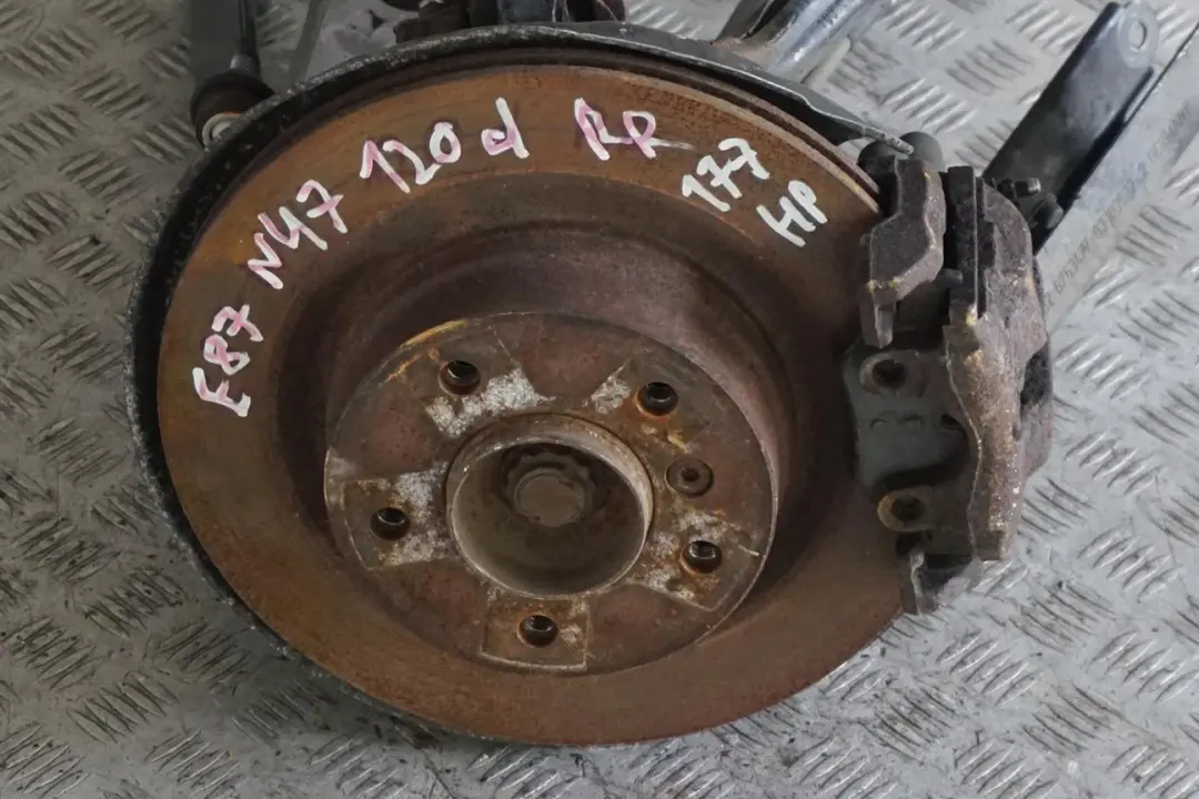 BMW 1 Series E87 LCI 120d N47 Rear Right O/S Suspension Leg Axle Brake Disc - SKU 6774810-11 - Part number 6774810