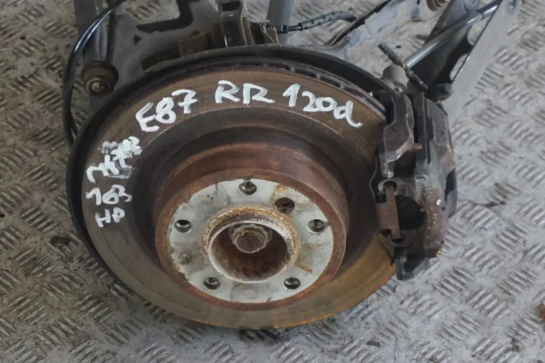 M47N2 Trasera Derecha Suspensión Pierna Eje Disco de Freno para BMW 1 E87 120d con número de pieza 6774810 BMW 1 E87 120d M47N2 Trasera Derecha Suspensión Pierna Eje Disco de Freno - SKU 6774810-13 - Número de pieza 6774810