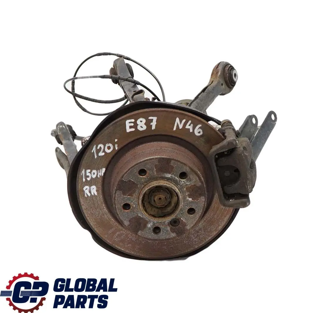 N46 Rear Right O/S Spring Strut Leg Brake Suspension Hub Manual to BMW 1 E87 120i with Part number 6774810 BMW 1 E87 120i N46 Rear Right O/S Spring Strut Leg Brake Suspension Hub Manual - SKU 6774810-30 - Part number 6774810