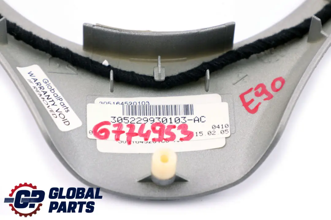 BMW 1 3 er E81 E87 E90 E91 E92 Schalter Multifunktionslenkrad Silber - SKU 6774953 - Teilenummer 6774953