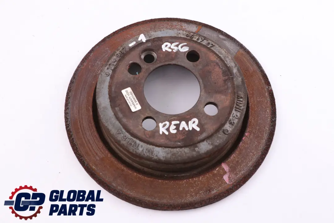 *Mini Cooper R50 R55 R56 R57 Hinterradbremse Bremsscheibe Bremsbelage Set für mit Teilenummer 6774987 *Mini Cooper R50 R55 R56 R57 Hinterradbremse Bremsscheibe Bremsbelage Set - SKU 6774987-1 - Teilenummer 6774987