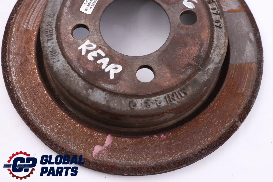 *Mini Cooper R50 R55 R56 R57 Hinterradbremse Bremsscheibe Bremsbelage Set für mit Teilenummer 6774987 *Mini Cooper R50 R55 R56 R57 Hinterradbremse Bremsscheibe Bremsbelage Set - SKU 6774987-1 - Teilenummer 6774987