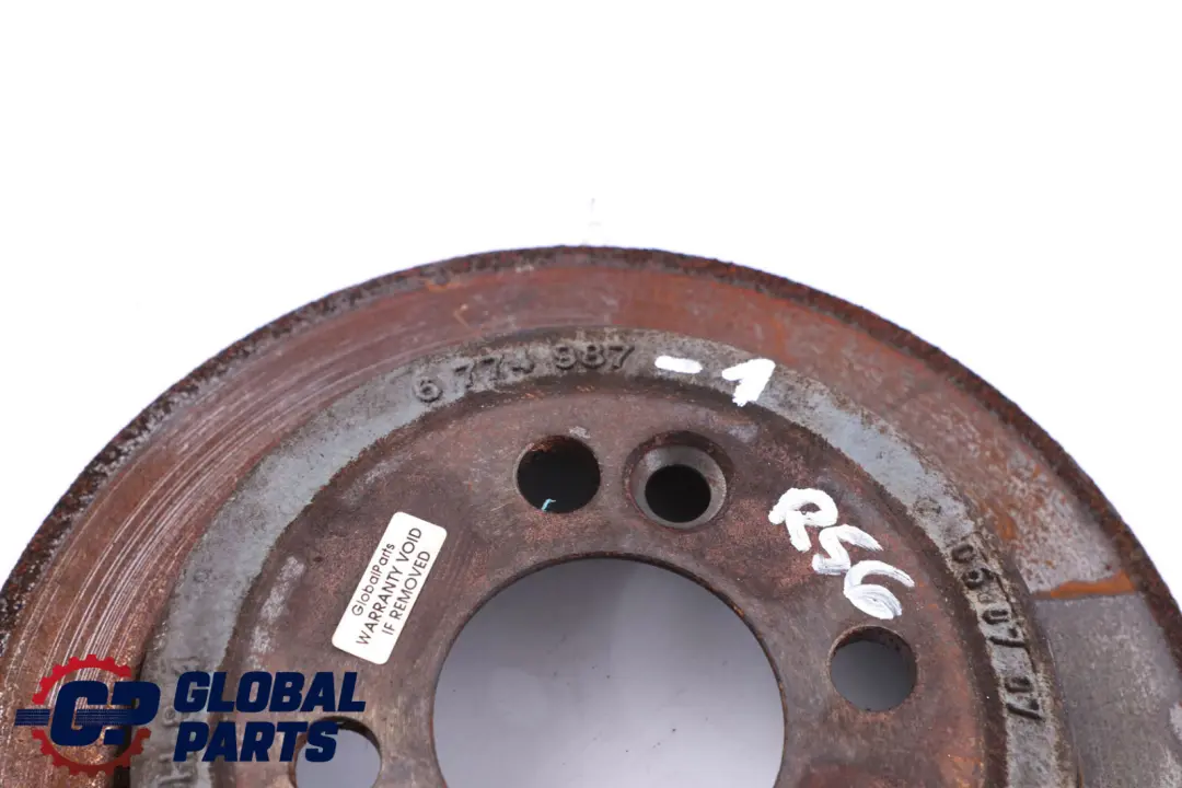 Brake Disc 259X10 to BMW Mini Cooper R50 R53 R55 R56 R57 Rear Wheel with Part number 6774987 BMW Mini Cooper R50 R53 R55 R56 R57 Rear Wheel Brake Disc 259X10 - SKU 6774987-1 - Part number 6774987