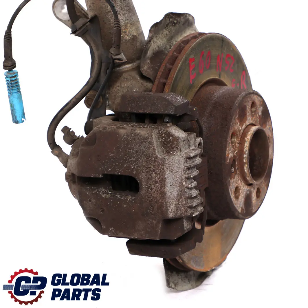 BMW 5 E60 523i N52 N52N Front Right O/S Spring Strut Leg Brake Caliper Disc - SKU 6775056-8 - Part number 6764458
