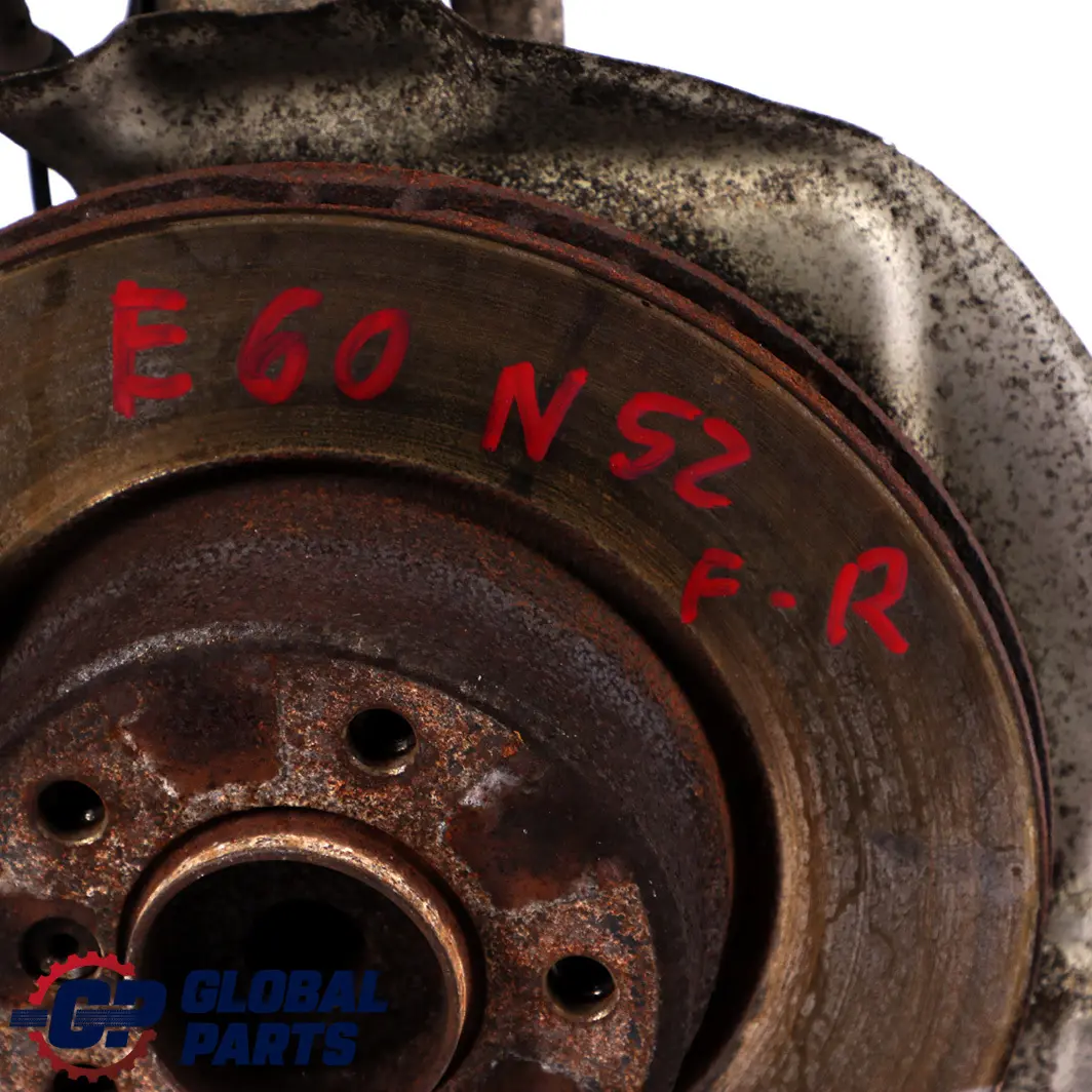 BMW 5 E60 523i N52 N52N Front Right O/S Spring Strut Leg Brake Caliper Disc - SKU 6775056-8 - Part number 6764458