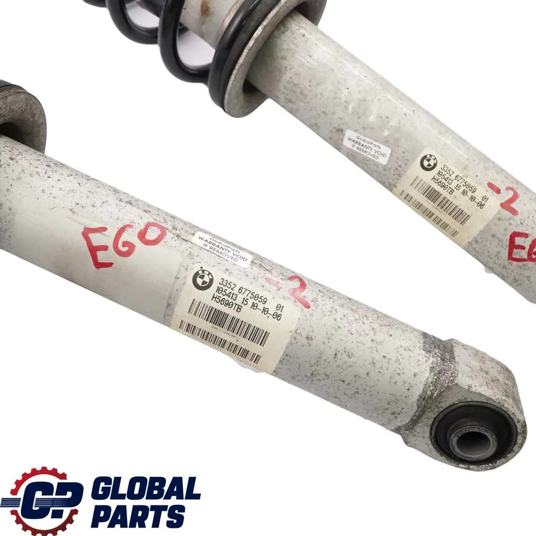 Trasero Izquierdo Derecho Amortiguador Muelle Strut Damper Set para BMW E60 con número de pieza 6775059 BMW E60 Trasero Izquierdo Derecho Amortiguador Muelle Strut Damper Set - SKU 6775059-2 - Número de pieza 6775059