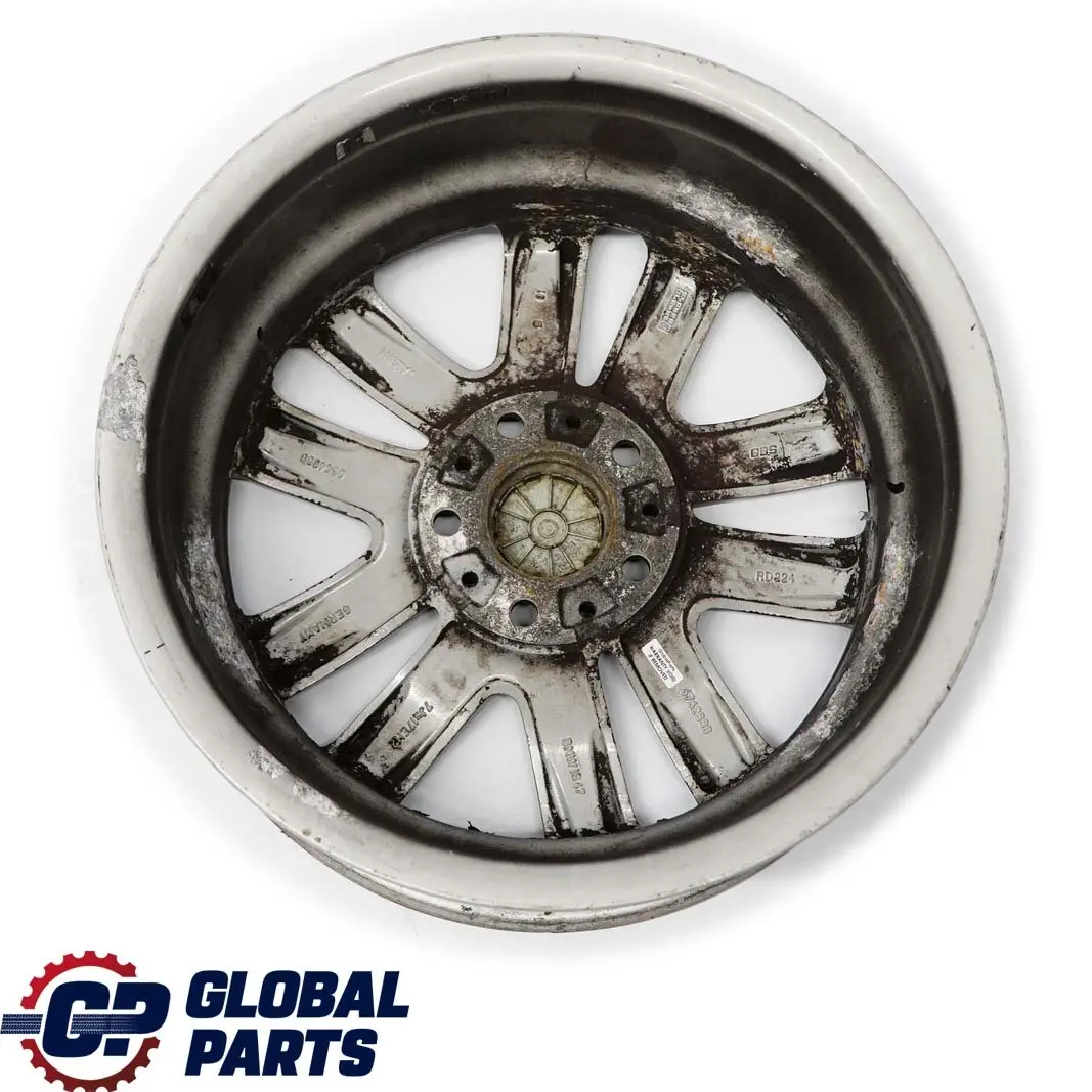 BMW E81 E82 E87 E88 Nero AlluMini o Cerchione IN Lega 17" Raggi V 141 7J ET: 47 - SKU 6775621-5 - Numero di parte 6775621