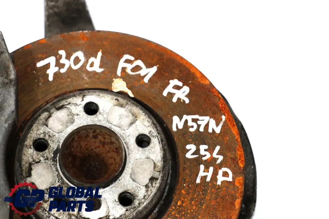 Suspension Delantera Derecha Buje Porta Rueda Disco De Freno para BMW F01 F02 F07 con número de pieza 6775768 BMW F01 F02 F07 Suspension Delantera Derecha Buje Porta Rueda Disco De Freno - SKU 6775768 - Número de pieza 6775768