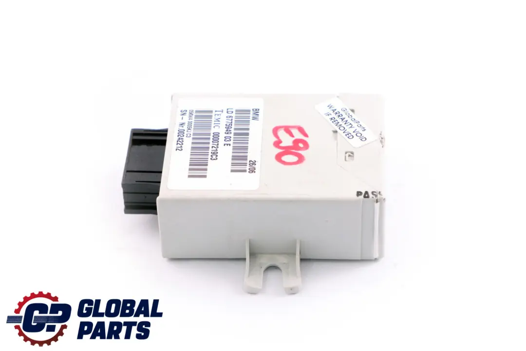 BMW E90 E91 E92 Modulo Dinamico Longitudinal Control De Crucero - SKU 6775949 - Número de pieza 66316775949