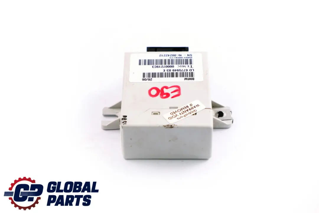 BMW E90 E91 E92 Modulo Dinamico Longitudinal Control De Crucero - SKU 6775949 - Número de pieza 66316775949