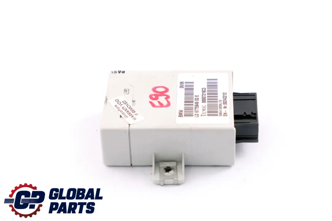 BMW E90 E91 E92 Modulo Dinamico Longitudinal Control De Crucero - SKU 6775949 - Número de pieza 66316775949