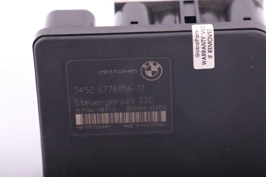 ABS DSC Modulo Pompa ECU Unità Idraulica per BMW E87 E90 E91 con numero di parte 6776055 BMW E87 E90 E91 ABS DSC Modulo Pompa ECU Unità Idraulica - SKU 6776055 - Numero di parte 6776055