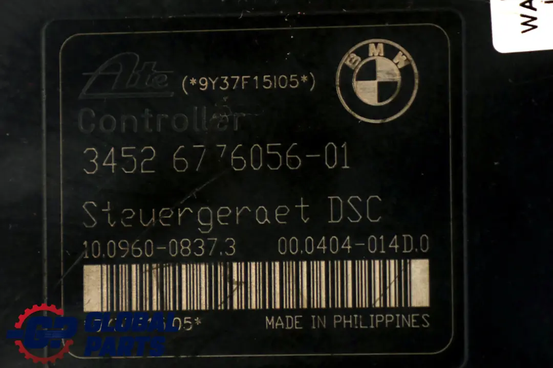  ABS DSC Module BMW E87 E90 E91 Pump ECU Hydro Unit 6791521 - SKU 6776056 - Part number 6776056