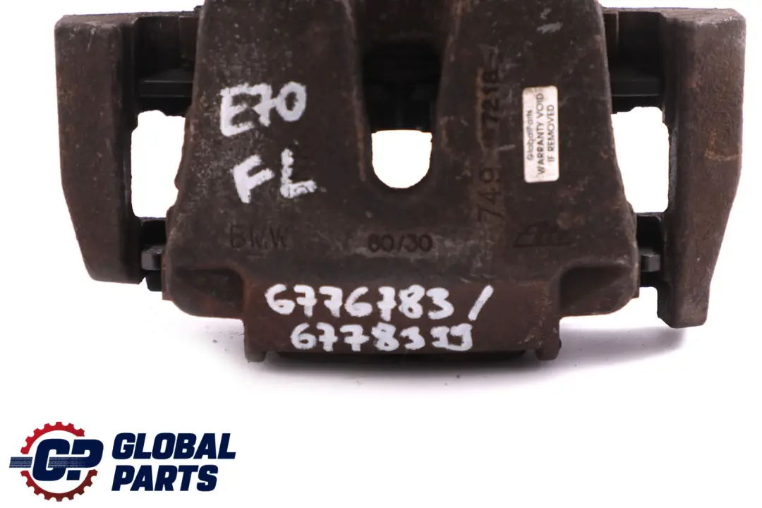 Support de Logement d'Etrier de Frein Avant Gauche 60/30 BMW X5 X6 E70 E71 - SKU 6776783 - Numéro de pièce 6776783