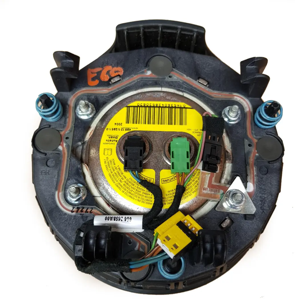 Module d'air côté conducteur pour volant M-Sport pour BMW E60 E61 E63 à propos du numéro de pièce 6772989 BMW E60 E61 E63 Module d'air côté conducteur pour volant M-Sport - SKU 6772989-2 - Numéro de pièce 6772989