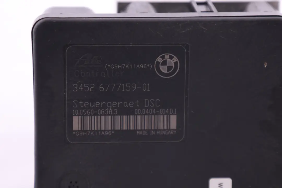 ABS DSC Módulo Bomba ECU Hydro Unidad 6777159 para BMW E81 E87 E90 con número de pieza 6777158 BMW E81 E87 E90 ABS DSC Módulo Bomba ECU Hydro Unidad 6777159 - SKU 6777158 - Número de pieza 6777158