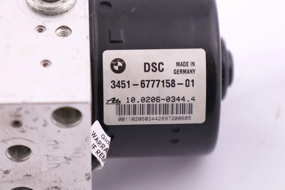 BMW E81 E87 E90 ABS DSC Module Pump ECU Hydro Unit 6777159 - SKU 6777158 - Part number 6777158