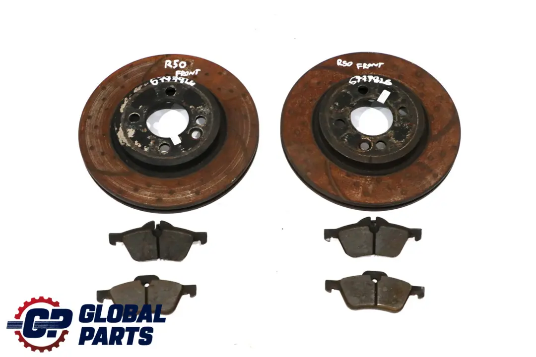 Mini R50 R55 R56 R57 Freno Ruota Anteriore Disco Freno Set - SKU 6777826 - Numero di parte 6774987