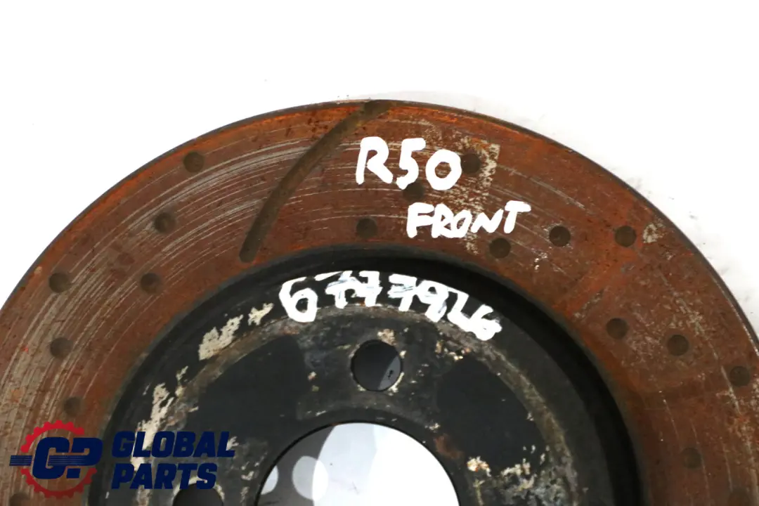 Rueda Delantera Disco De Freno Perforado Juego 294X22 para Mini R50 R53 R56 R57 con número de pieza 6774987 Mini R50 R53 R56 R57 Rueda Delantera Disco De Freno Perforado Juego 294X22 - SKU 6777826 - Número de pieza 6774987