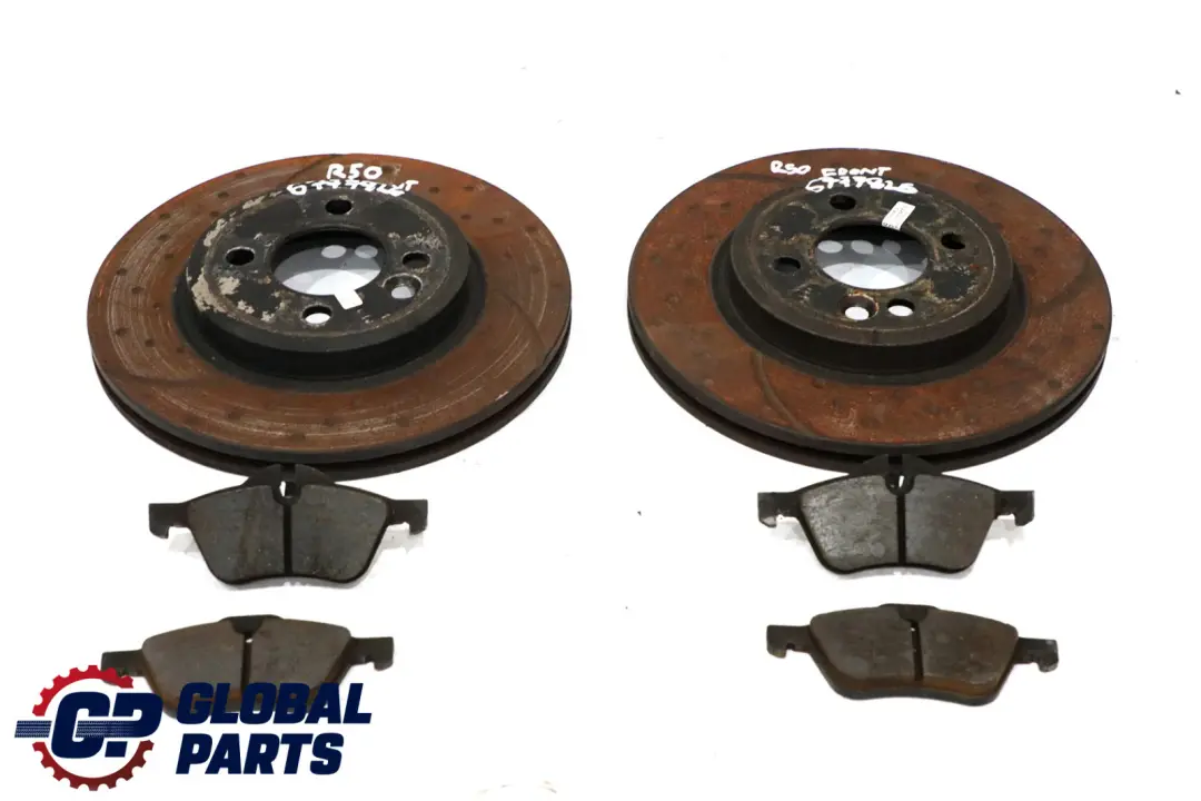Mini R50 R53 R56 R57 Front Wheel Perforated Brake Disc Pad Set 294X22 - SKU 6777826 - Part number 6774987
