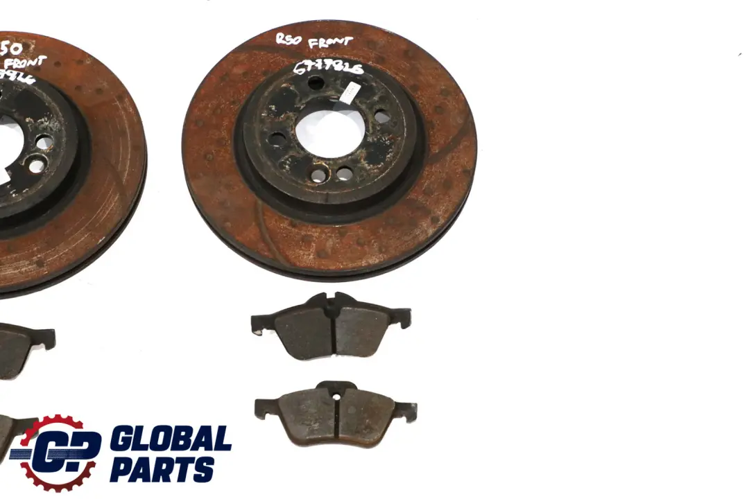 Mini R50 R53 R56 R57 Front Wheel Perforated Brake Disc Pad Set 294X22 - SKU 6777826 - Part number 6774987