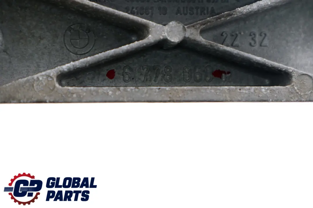 Gearbox Support Mount Bracket Gear Box to BMW E90 E91 E92 E93 with Part number 6778060 BMW E90 E91 E92 E93 Gearbox Support Mount Bracket Gear Box - SKU 6778060 - Part number 6778060