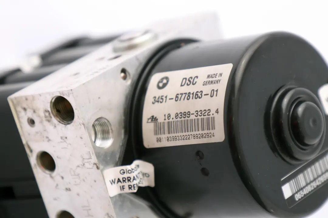ABS DSC Module Hydro Unite Pompe 6778164 pour BMW E87 E90 E91 à propos du numéro de pièce 6778163 BMW E87 E90 E91 ABS DSC Module Hydro Unite Pompe 6778164 - SKU 6778163 - Numéro de pièce 6778163