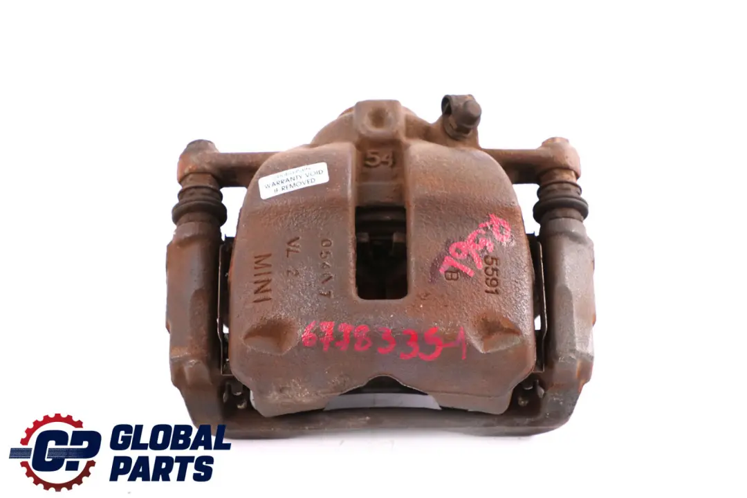Mini Cooper R55 R56 R57 Front Left Wheel N/S Brake Caliper Housing - SKU 6778335-1 - Part number 6778335