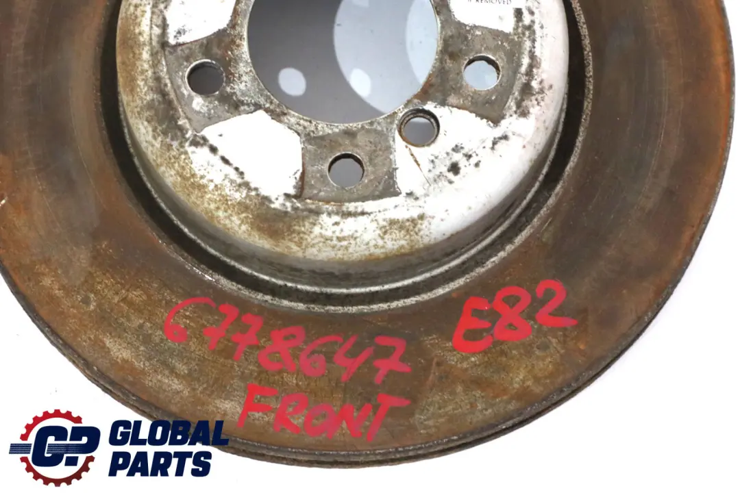 Front Left / Right N/O/S Wheel Brake Disc 338X26 to BMW 1 Series E82 E88 135i with Part number 6778647 BMW 1 Series E82 E88 135i Front Left / Right N/O/S Wheel Brake Disc 338X26 - SKU 6778647 - Part number 6778647