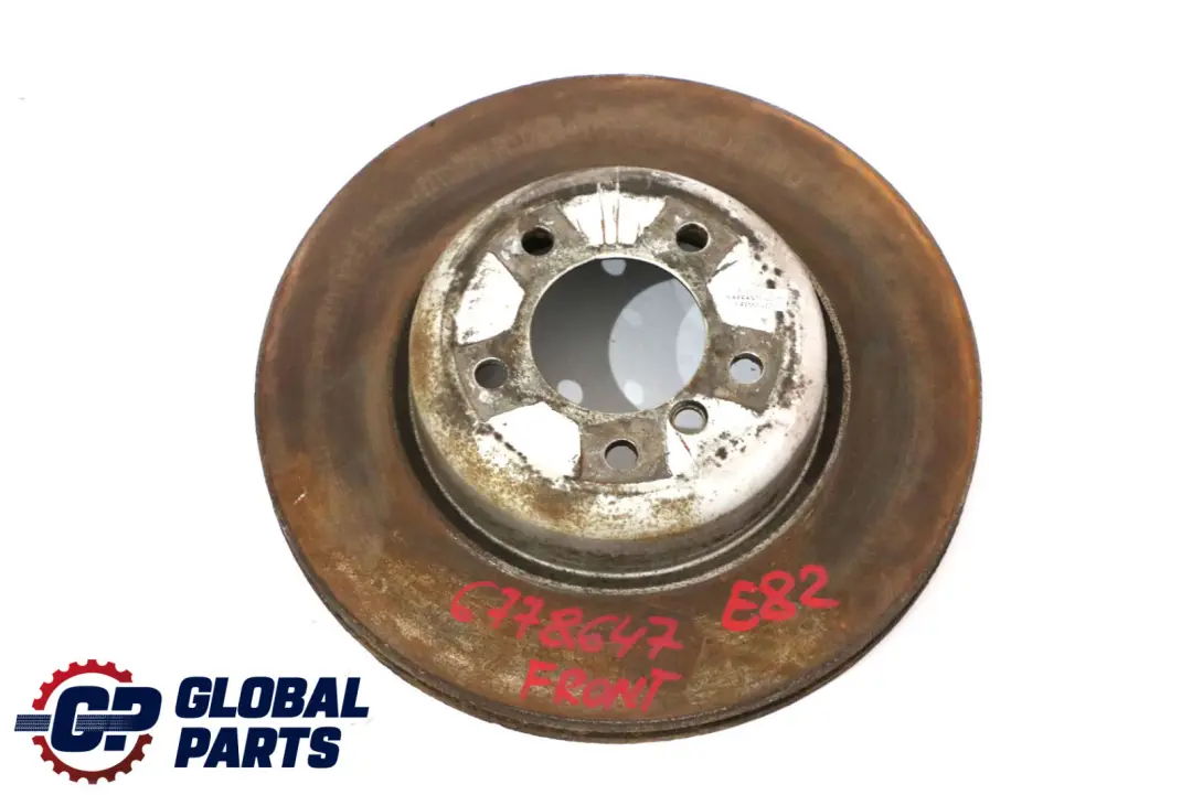 Front Left / Right N/O/S Wheel Brake Disc 338X26 to BMW 1 Series E82 E88 135i with Part number 6778647 BMW 1 Series E82 E88 135i Front Left / Right N/O/S Wheel Brake Disc 338X26 - SKU 6778647 - Part number 6778647