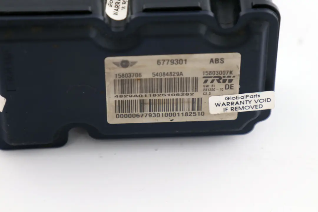 ABS Pompe de l'unité de contrôle du freinage hydraulique pour Mini R56 à propos du numéro de pièce 6779301 Mini R56 ABS Pompe de l'unité de contrôle du freinage hydraulique - SKU 6779301 - Numéro de pièce 6779301