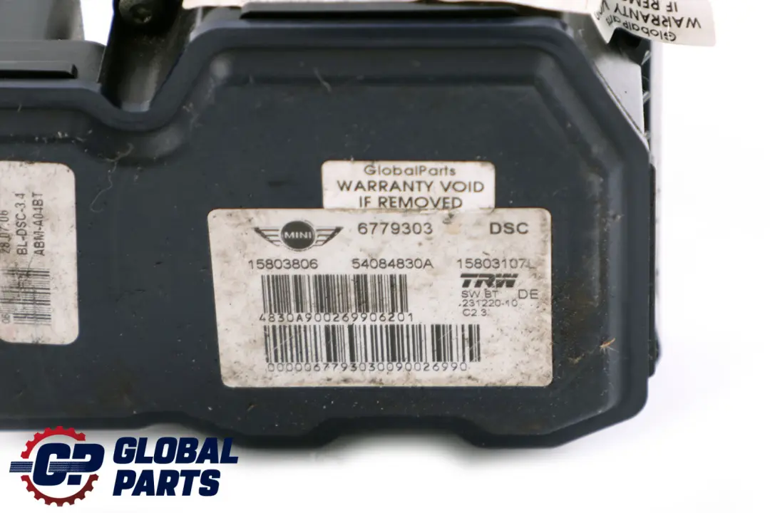 Pompa ABS Mini Cooper R55 R56 R57 DSC Unità Idrofreno per con numero di parte 6779303 Pompa ABS Mini Cooper R55 R56 R57 DSC Unità Idrofreno - SKU 6779303 - Numero di parte 6779303