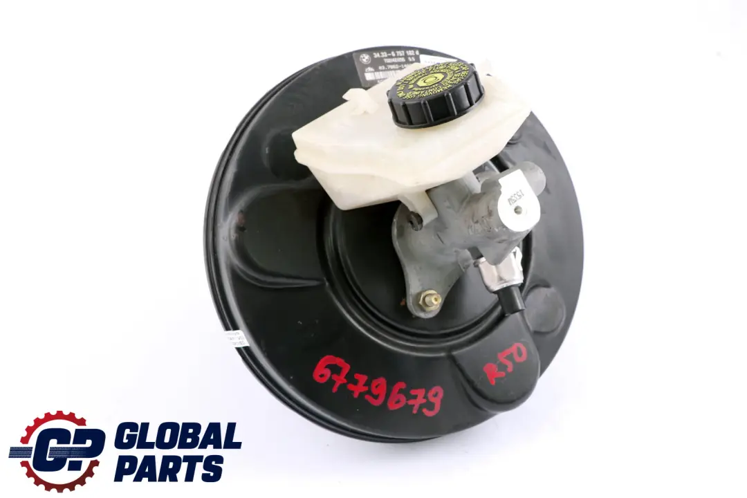Brake Servo Unit Master Cylinder Expansion Tank to BMW Mini One R50 R52 with Part number 6779679 BMW Mini One R50 R52 Brake Servo Unit Master Cylinder Expansion Tank - SKU 6779679 - Part number 6779679
